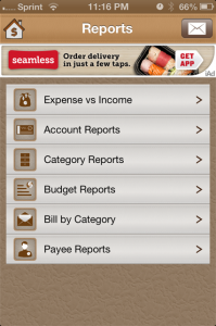 You can view reports in many combinations.