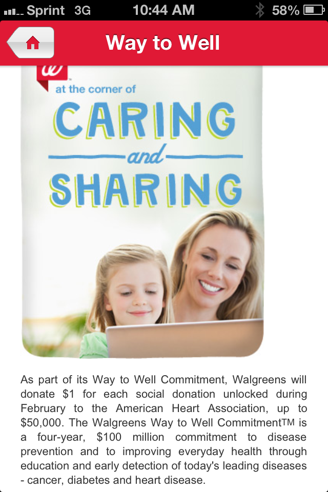 IWalgreens Happy & Healthy Heart